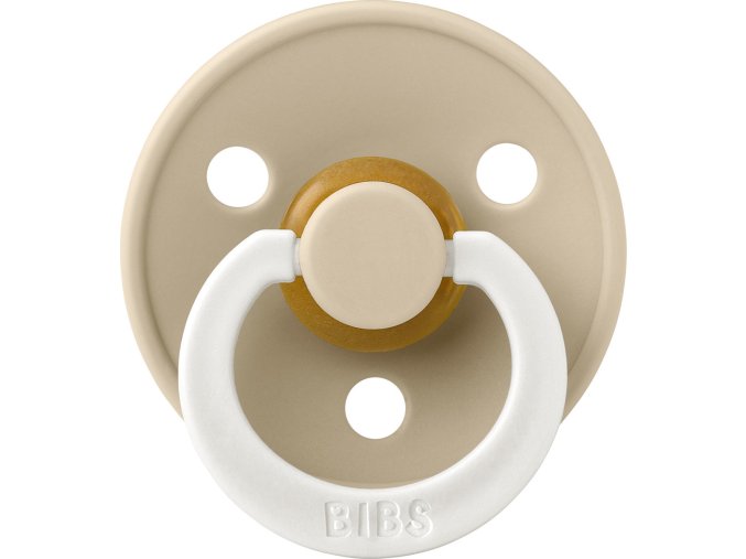 BIBS Colour cumlík z prírodného kaučuku 1ks – veľkosť 2 Vanilla nočný