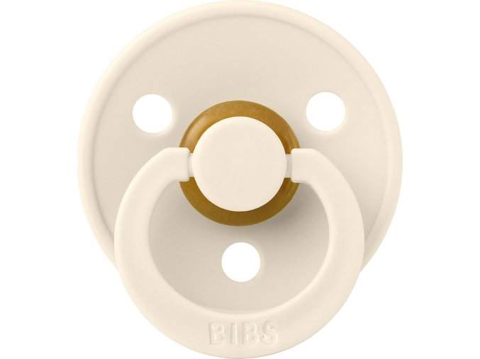 BIBS Colour cumlik z prirodneho kaucuku 1ks velkost 2 Ivory 2002000216 5713795262786