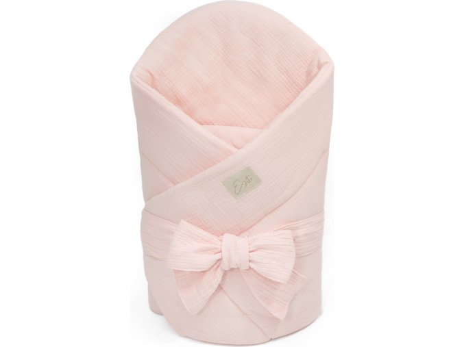 ESITO Mušelínová zavinovačka pro miminko Pink 85x85 cm - 85 x 85 cm