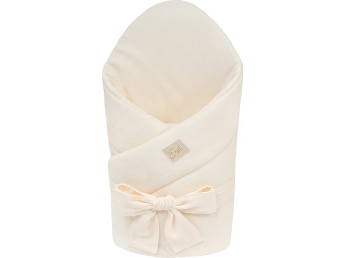 ESITO Mušelínová zavinovačka pro miminko Cream 85x85 cm - 85 x 85 cm
