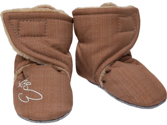 ESITO Capáčky barefoot Softshell Lamb Brown