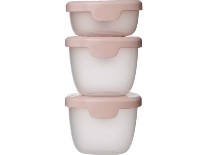 Sada krabiček Snack tubs 3ks - růžové