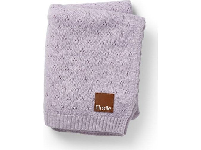 Pointelle Blanket Elodie Details - Lavender Love