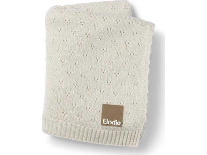 Pointelle Blanket Elodie Details - Creamy White