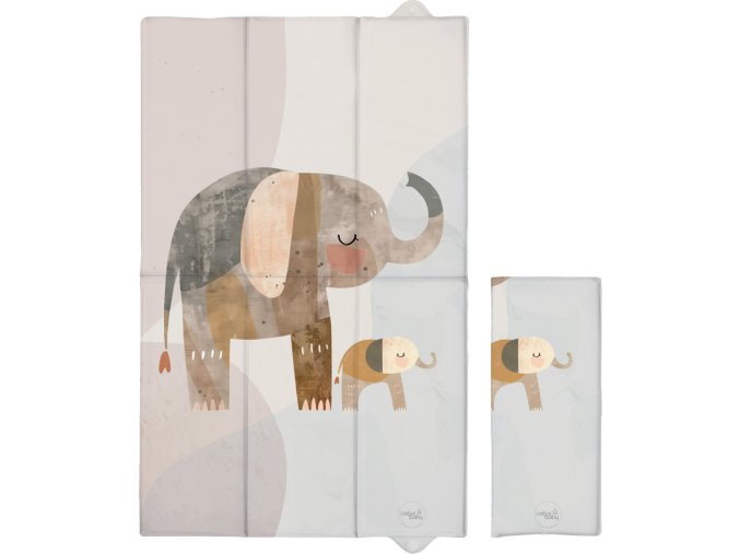 CEBA CEBA Podložka přebalovací cestovní (80x50) Basic Elephant Family