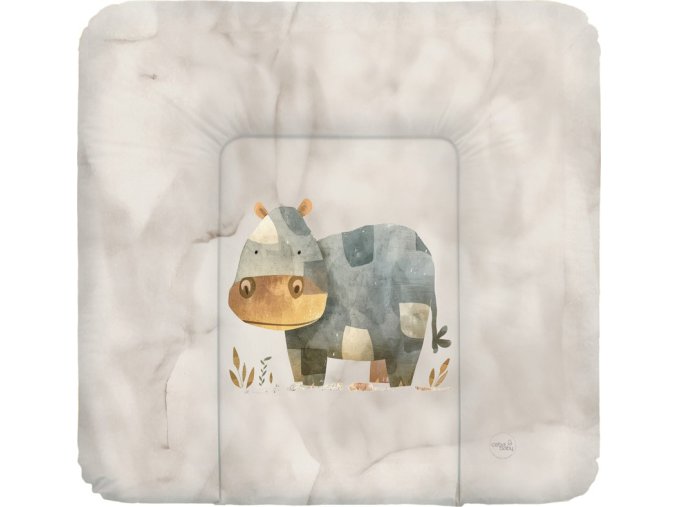 CEBA CEBA Podložka přebalovací měkká (75x72) Basic Cosy Hippo