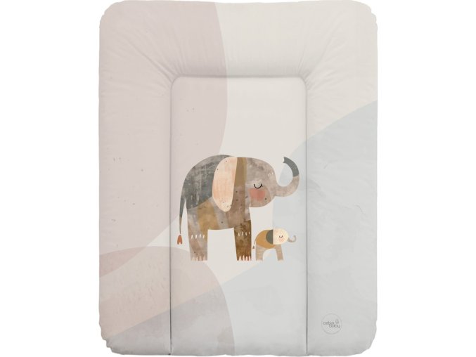 CEBA CEBA Podložka přebalovací měkká (50x70) Basic Elephant Family