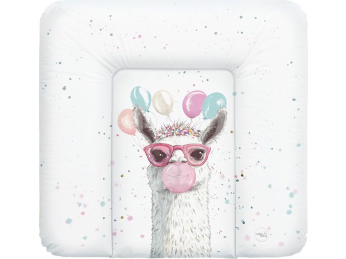 CEBA CEBA Podložka přebalovací měkká (75x72) Basic Crazy Lama