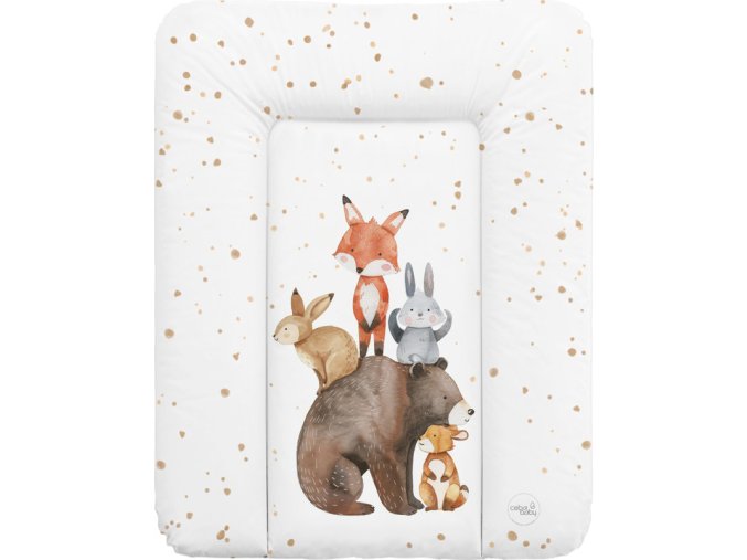 CEBA CEBA Podložka přebalovací měkká (50x70) Basic Forest Friends