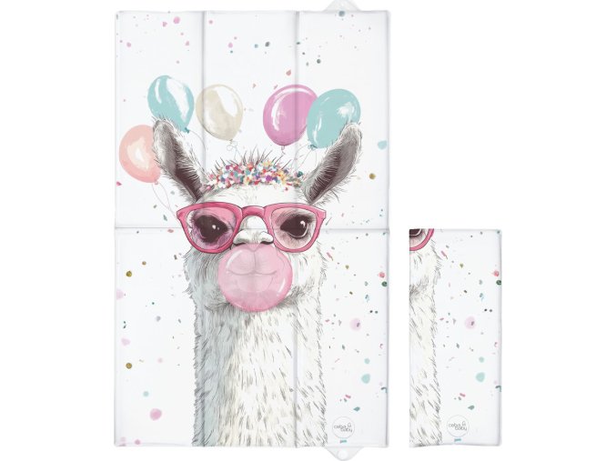 CEBA CEBA Podložka přebalovací cestovní (80x50) Basic Crazy Lama