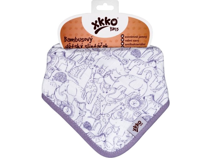 Bambusový slintáček XKKO BMB Safari - W/Lavender Aura