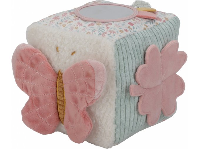 Little Dutch Kostka textilní s aktivitami králíček Miffy Lucky Blossom