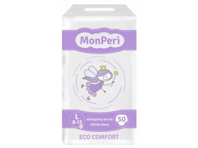 MONPERI MONPERI Eco Comfort Pleny jednorázové L (8-13 kg) 50 ks