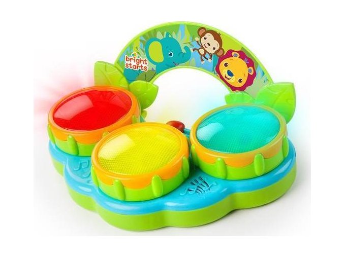 BRIGHT STARTS BRIGHT STARTS Hračka bubny Safari Beats™ 3m+