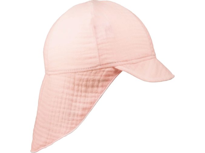 ESITO | Dětská kšiltovka s krytím krku mušelín Pink (Velikost XXS)