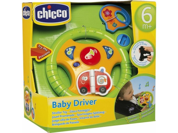 CHICCO CHICCO Hračka hudební s aktivitami volant 6m+