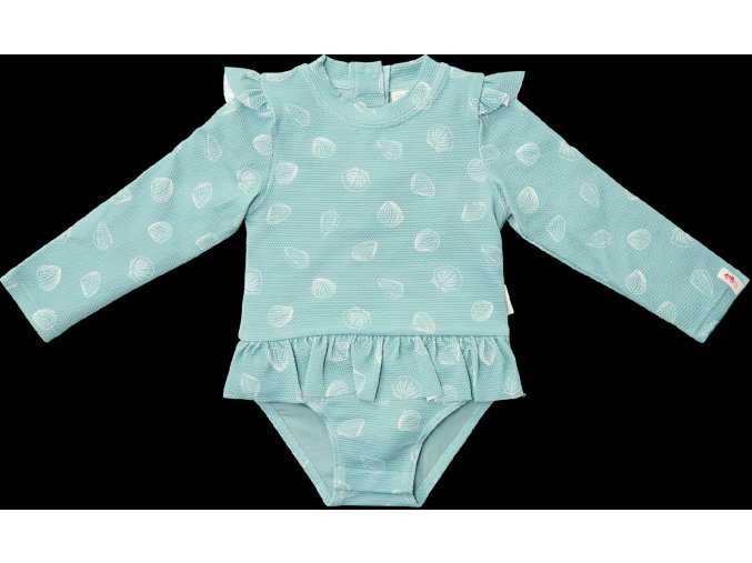 Little Dutch Plavky dlouhý rukáv Ocean Treasures Surf Blue vel. 74/80