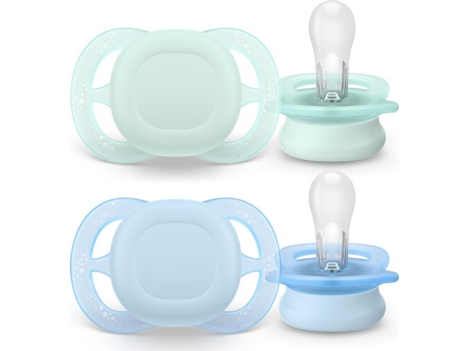 PHILIPS AVENT Philips AVENT Šidítko Ultrastart neutral 0-2m chlapec, 2 ks