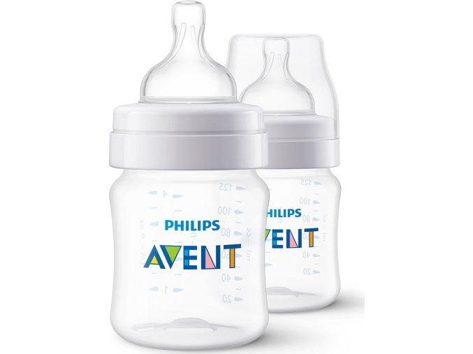 PHILIPS AVENT Philips AVENT Láhev Anti-colic 125ml, 0m+, 2 ks
