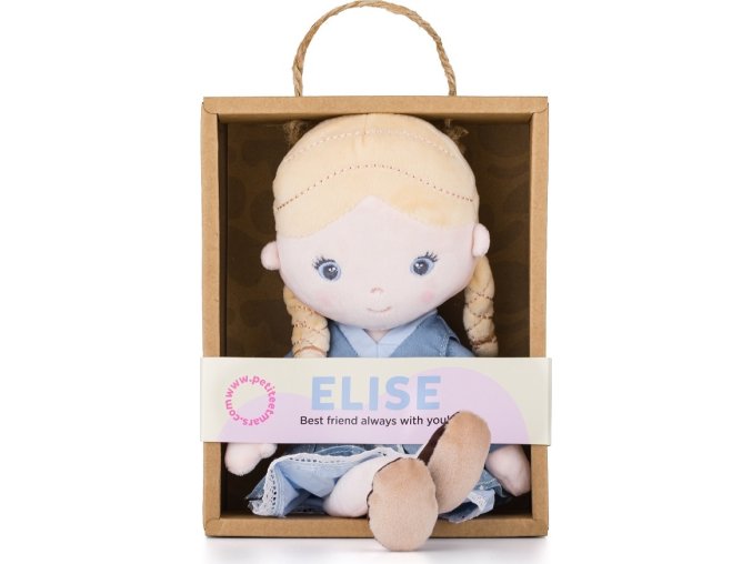 PETITEMARS PETITE&MARS Panenka plyšová Elise 0+, 35 cm