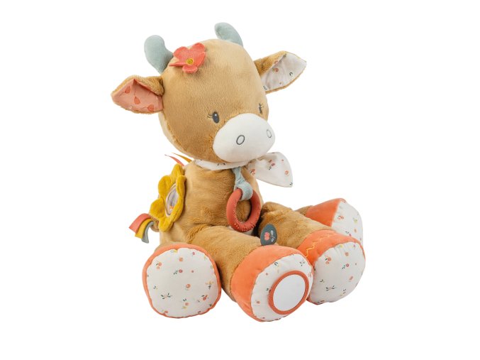 NATTOU NATTOU Kravička plyšová Mila so 6 aktivitami 45cm Mila, Zoe & Lana