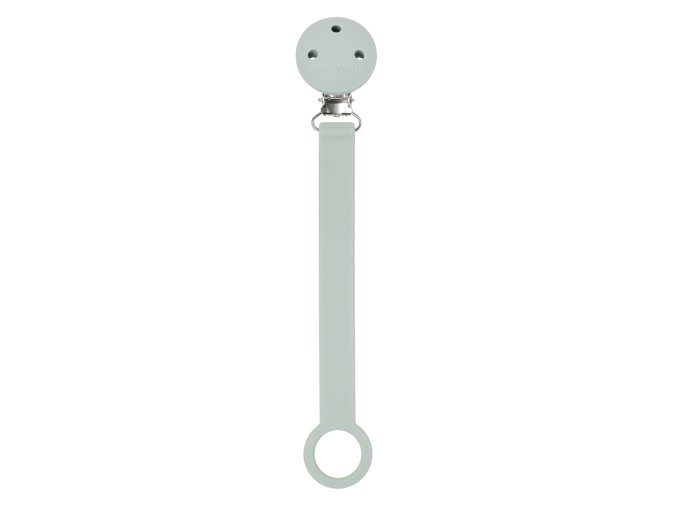 NATTOU NATTOU Klip na dudlík silikon sage green