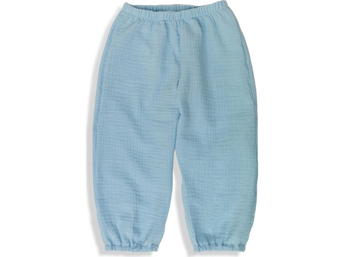 ESITO | Dětské mušelínové kalhoty Luca Blue (Velikost 80)