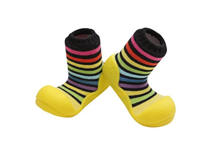 ATTIPAS ATTIPAS Botičky RainBow AR05 Yellow M vel.20, 109-115 mm