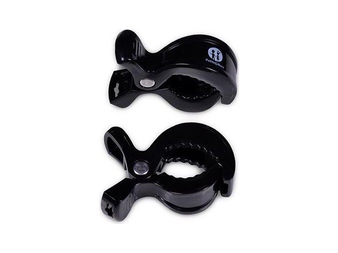 PETITEMARS PETITE&MARS Kolíček Peg na kočárek (2 ks) Black