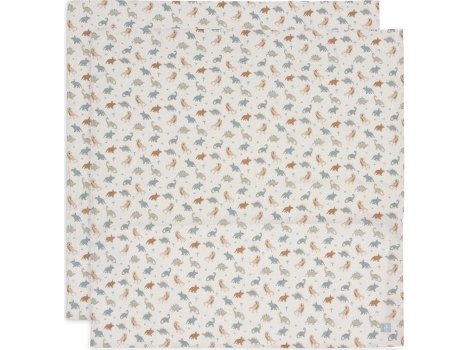 Jollein Pleny zavinovací 2ks 115x115 cm Roarsome