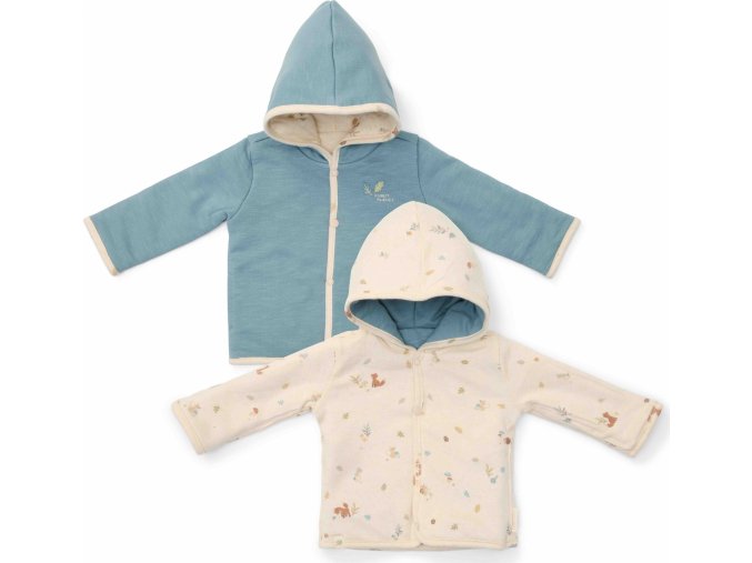 Little Dutch Kabátek oboustranný Stone Blue vel. 62