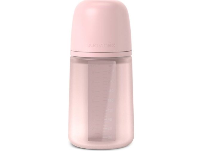 SUAVINEX | KOJENECKÁ LÁHEV 240 ml M COLOUR ESSENCE - růžová (Varianta SUAVINEX | KOJENECKÁ LÁHEV 240 ml M COLOUR ESSENCE - růžová)