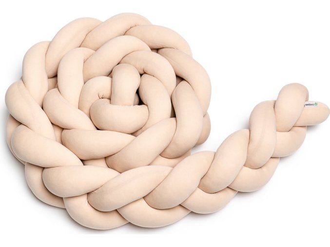 T-TOMI Pletený mantinel 360 cm Beige