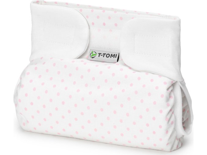 T-TOMI Ortopedické abdukční kalhotky PLUS - suchý zip Pink dots (5-9kg)