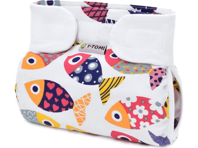 T-TOMI Ortopedické abdukční kalhotky PLUS - suchý zip Fun fish (5-9kg)