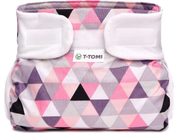 T-TOMI Ortopedické abdukční kalhotky - suchý zip White clouds (5-9kg)