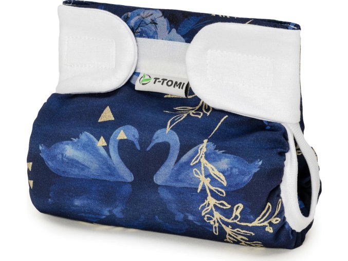 T-TOMI Ortopedické abdukční kalhotky - suchý zip Swan lake (3-6kg)