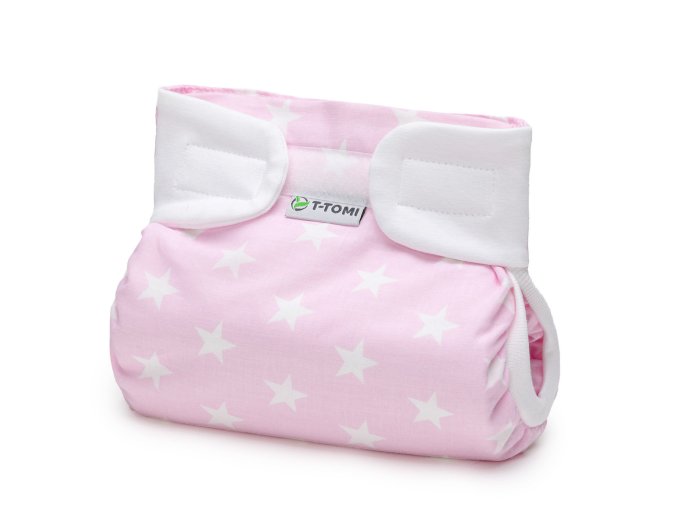 T-TOMI Ortopedické abdukční kalhotky - suchý zip Pink stars (5-9kg)