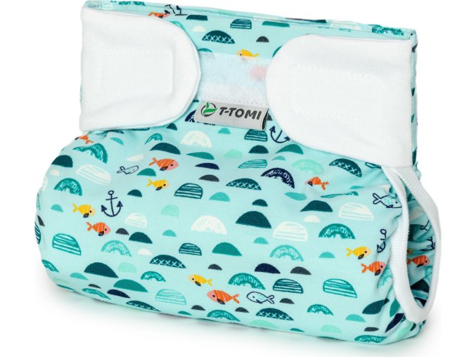 T-TOMI Ortopedické abdukční kalhotky - suchý zip Green sea (3-6kg)