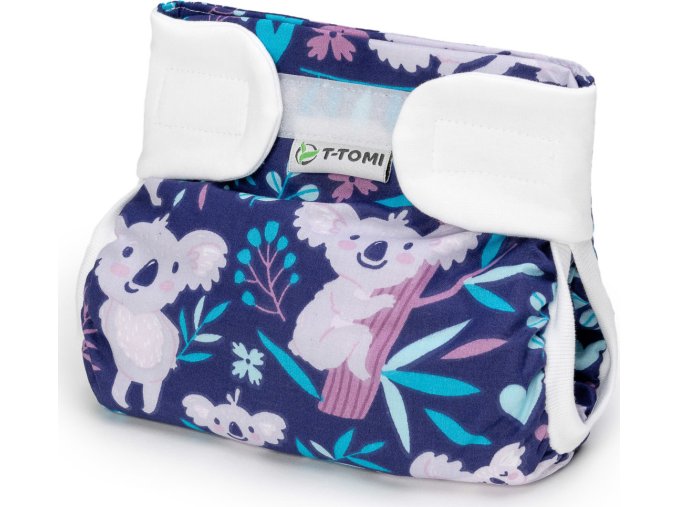 T-TOMI Ortopedické abdukční kalhotky - suchý zip Dark koalas (3-6kg)