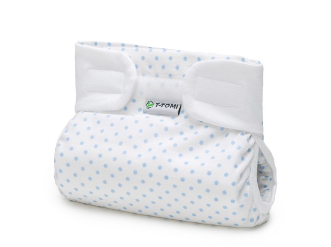 T-TOMI Ortopedické abdukční kalhotky - suchý zip Blue dots (3-6kg)