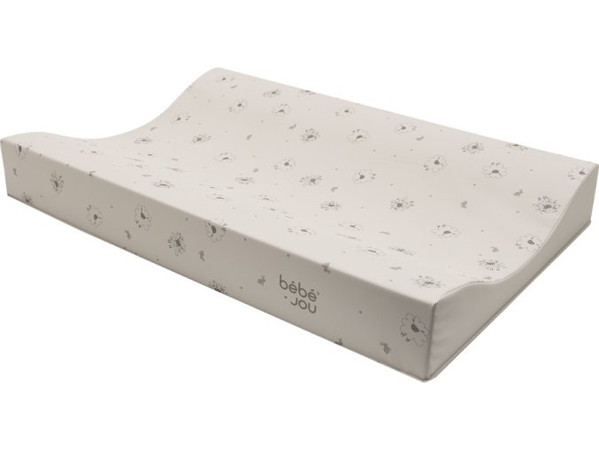 Bebe-Jou Přebalovaci podlozka dvoustranná Bébé-Jou Tiny Sheep allover Taupe 72x44 cm