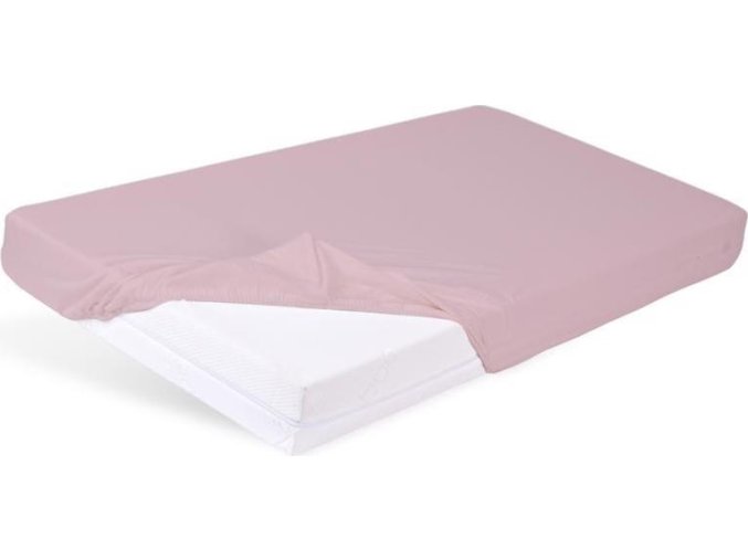 BABYMATEX BABYMATEX Prostěradlo nepromokavé s gumičkou Bamboo starorůžové 60x120 cm