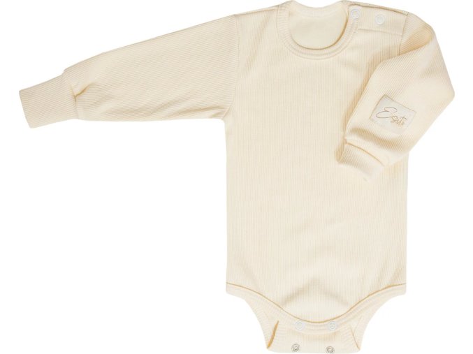 ESITO | Rostoucí body žebrované Color Cream (Velikost 56 - 62)