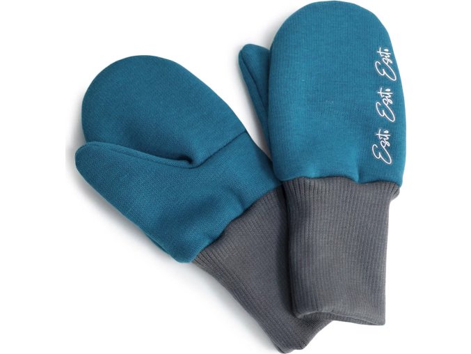 ESITO | Palcové rukavice zateplené Warmkeeper Petrol - 1 - 2 roky