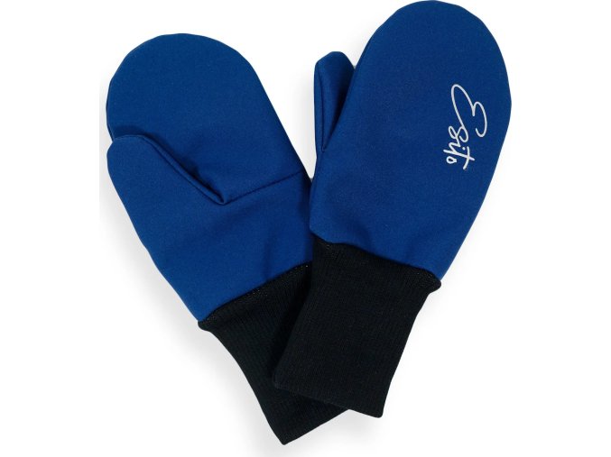 ESITO | Palcové rukavice softshell Sapphire blue (Velikost 2 - 3 roky)