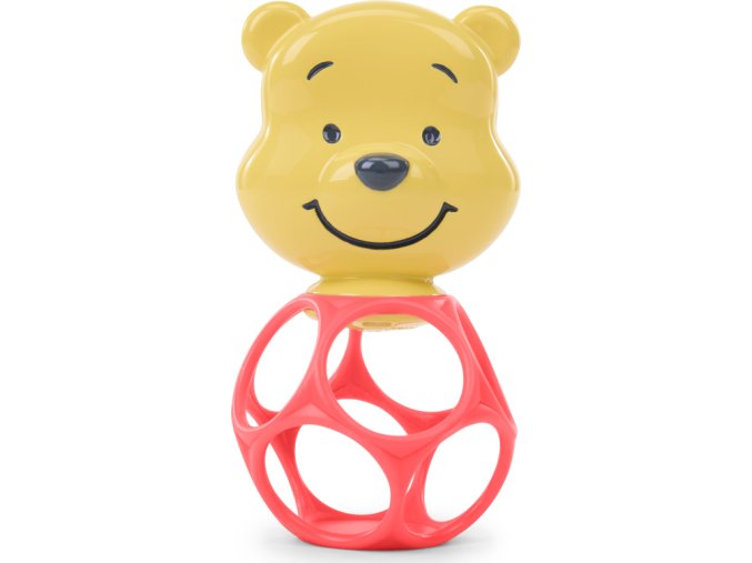BRIGHT STARTS BRIGHT STARTS Kousátko s chrastítkem Winnie the Pooh Hunny & Shake 2ks, 0m+