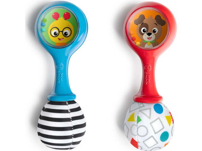 BABY EINSTEIN BABY EINSTEIN Hračka chrastítko Shake & Groove™ 2ks, 3m+
