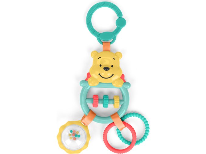 BRIGHT STARTS BRIGHT STARTS Hračka na C kroužku aktivní Winnie the Pooh Busy Bear™ 0m+