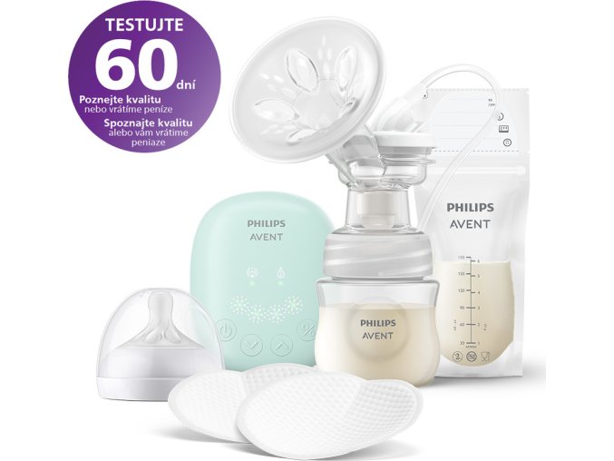 PHILIPS AVENT Philips AVENT Odsávačka mateřského mléka elektrická sada Essential SCD323/20